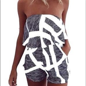 Off the shoulder romper